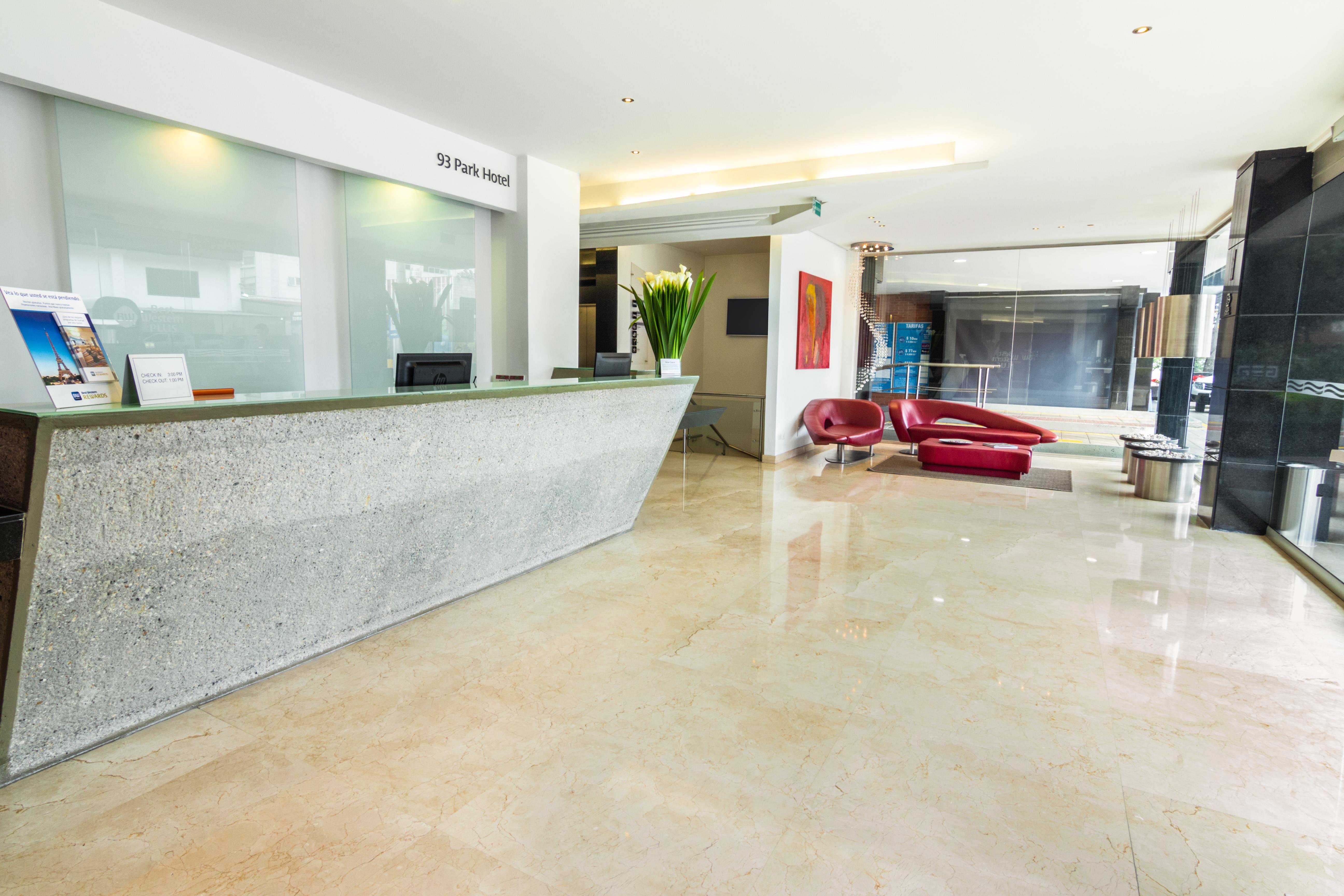 Best Western Plus 93 Park Hotel Bogota Ngoại thất bức ảnh Reception